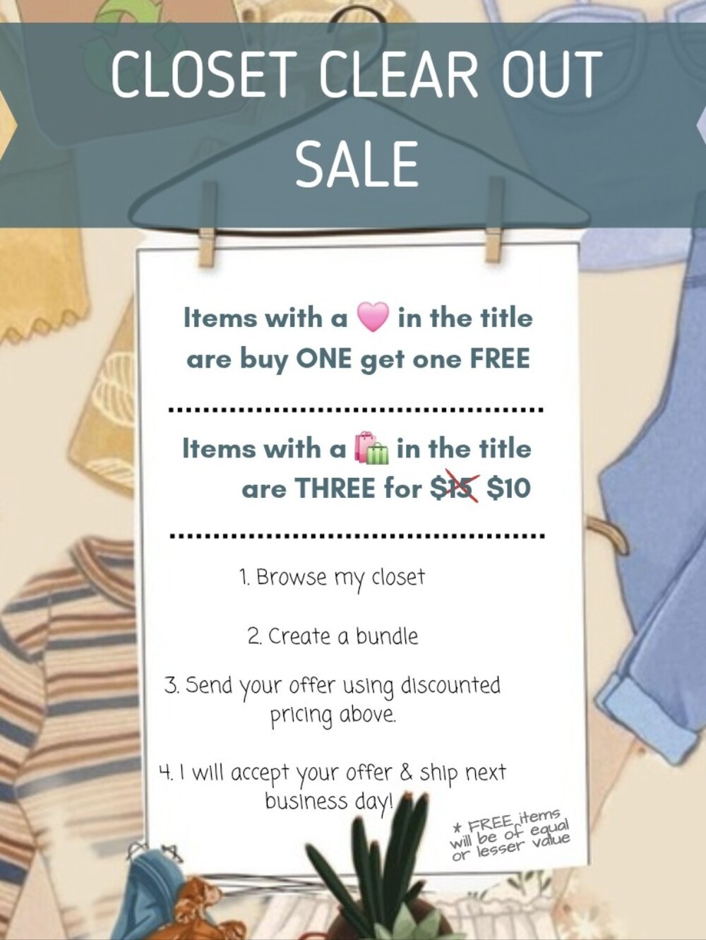 3/$10 • BOGO • UPDATED SALE